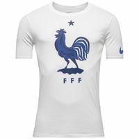 2016-2017 France Nike Core Crest Tee (White) - Kids