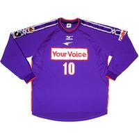 2003 Sanfrecce Hiroshima L/S Match Issue Home Shirt #10 (Marcelo Ramos)