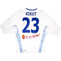 2008-09 Lech Poznan L/S Player Issue Signed Away Shirt Kikut #23 L