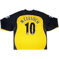 2006 07 wigan match issue third ls shirt mcculloch 10