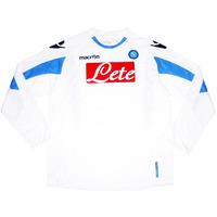 2011 12 napoli player issue white gk shirt as new xxl