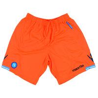 2011 12 napoli player issue orange gk shorts xxl