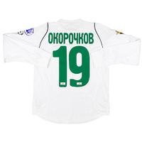 2007 Kuban Krasnodar Match Issue Away L/S Shirt Okorochkov #19