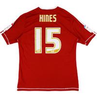 2012 13 middlesbrough match worn home shirt hines 15 v chelsea