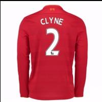 2016-17 Liverpool Home Long Sleeve Shirt (Clyne 2) - Kids