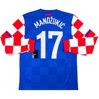 2010-12 Croatia Player Issue Away L/S Shirt Manduki? #17 *w/Tags*