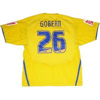 2008-09 Colchester Match Issue Away Shirt Gobern #26