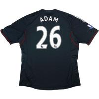 2011 12 liverpool away shirt adam 26 very good xl