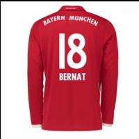 2016-17 Bayern Munich Long Sleeve Home Shirt (Bernat 18) - Kids