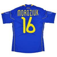 2010 11 ukraine match issue away shirt moroziuk 16