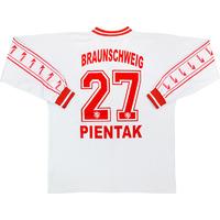 2002-03 Eintracht Braunschweig Match Issue Away L/S Shirt Pientak #27