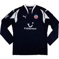 2008 Helsingborgs Match Issue UEFA Cup Away L/S Shirt R.Makondele #16 (v PSV)