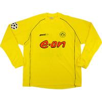 2002 03 dortmund match worn champions league home ls shirt ewerthon 12 ...