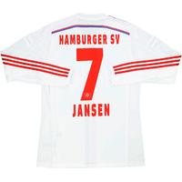 2014 15 hamburg player issue adizero home ls shirt jansen 7 wtags