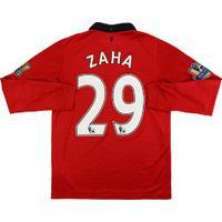 2013-14 Manchester United Home L/S Shirt Zaha #29 (Very Good) L.Boys