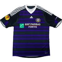 2009-10 Anderlecht Match Worn Europa League Home Shirt Deschacht #3 (v Ajax)