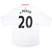 2012-14 Manchester United Away L/S Shirt v.Persie #20 (Excellent) M