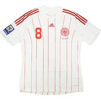 2009 denmark match issue away shirt 8 rommedahl v albania