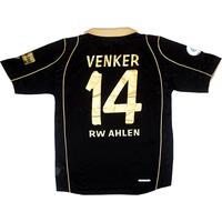 2007-08 Rot-Weiss Ahlen Match Issue Away Shirt Venker #14