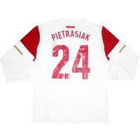 2010-11 Poland Match Issue Home L/S Shirt Pietrasiak #24