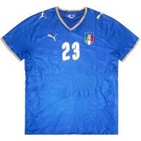 2007 08 italy match issue home shirt 23