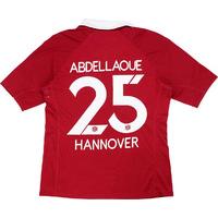 2012 13 hannover 96 match issue home shirt abdellaoue 25