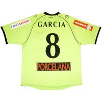 2008-09 Aris Thessaloniki Match Issue Home Shirt García #8