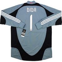 2008-09 AC Milan Player Issue GK Domestic Shirt Dida #1 *w/Tags* XXL