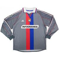 2000-01 Lyon Match Worn Champions League Away L/S Shirt Violeau #6 (v Heerenveen)