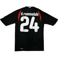 2010 11 olympiakos match issue fourth shirt drommedahl 24