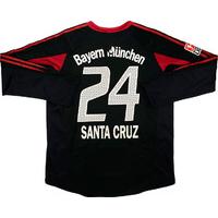 2004-05 Bayern Munich Match Issue Third L/S Shirt Santa Cruz #24