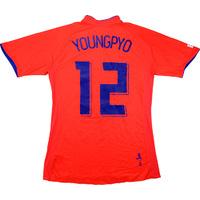 2006 South Korea Match Worn Home Shirt Youngpyo #12 (v Ghana)