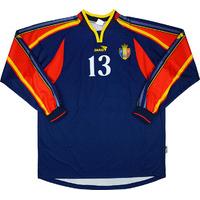 2003 Moldova Match Issue Home L/S Shirt #13 (v Holland)