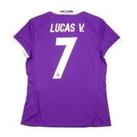 2016-17 Real Madrid Away Shirt Lucas.V #7 *w/Tags* Womens (XL)