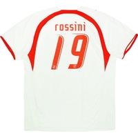 2006 07 utrecht away shirt rossini 19 good xxl