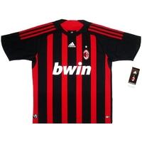 2008-09 AC Milan Home Shirt *w/Tags* XS.Boys