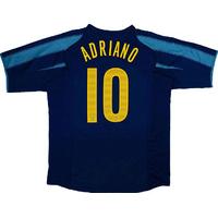 2004 06 inter milan european shirt adriano 10 very good xl