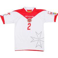 2012 14 malta match issue world cup qualification away shirt 2