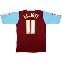 2010-11 Burnley Home Shirt Elliot #11 (Good) S