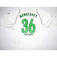 2005-06 Wolfsburg L/S Match Issue Away Shirt Menseguez #36