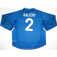 2000 01 wisla krakow ls match issue away shirt kauny 2