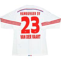 2014 15 hamburg player issue adizero home ls shirt van der vaart 23 wt ...