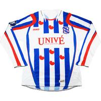 2008-09 Heerenveen Match Worn UEFA Cup Home L/S Shirt Sibon #35