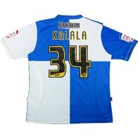 2010 11 bristol rovers match issue home shirt kalala 34