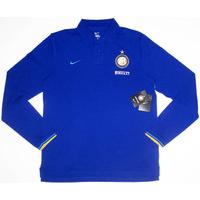 2011 12 inter milan player issue polo ls t shirt bnib