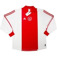 2001-02 Ajax Player Issue Home L/S Shirt *w/Tags* XL