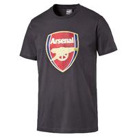 2016 2017 arsenal puma big crest fan tee ebony