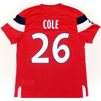 2011 12 lille player issue champions league home shirt cole 26 wtags