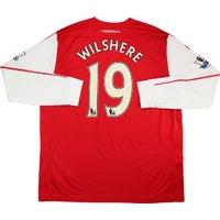 2011-12 Arsenal Home L/S Shirt Wilshere #19 (Very Good) XXL