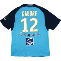 2008-09 Olympique Marseille Match Issue Away Shirt Kabore #12